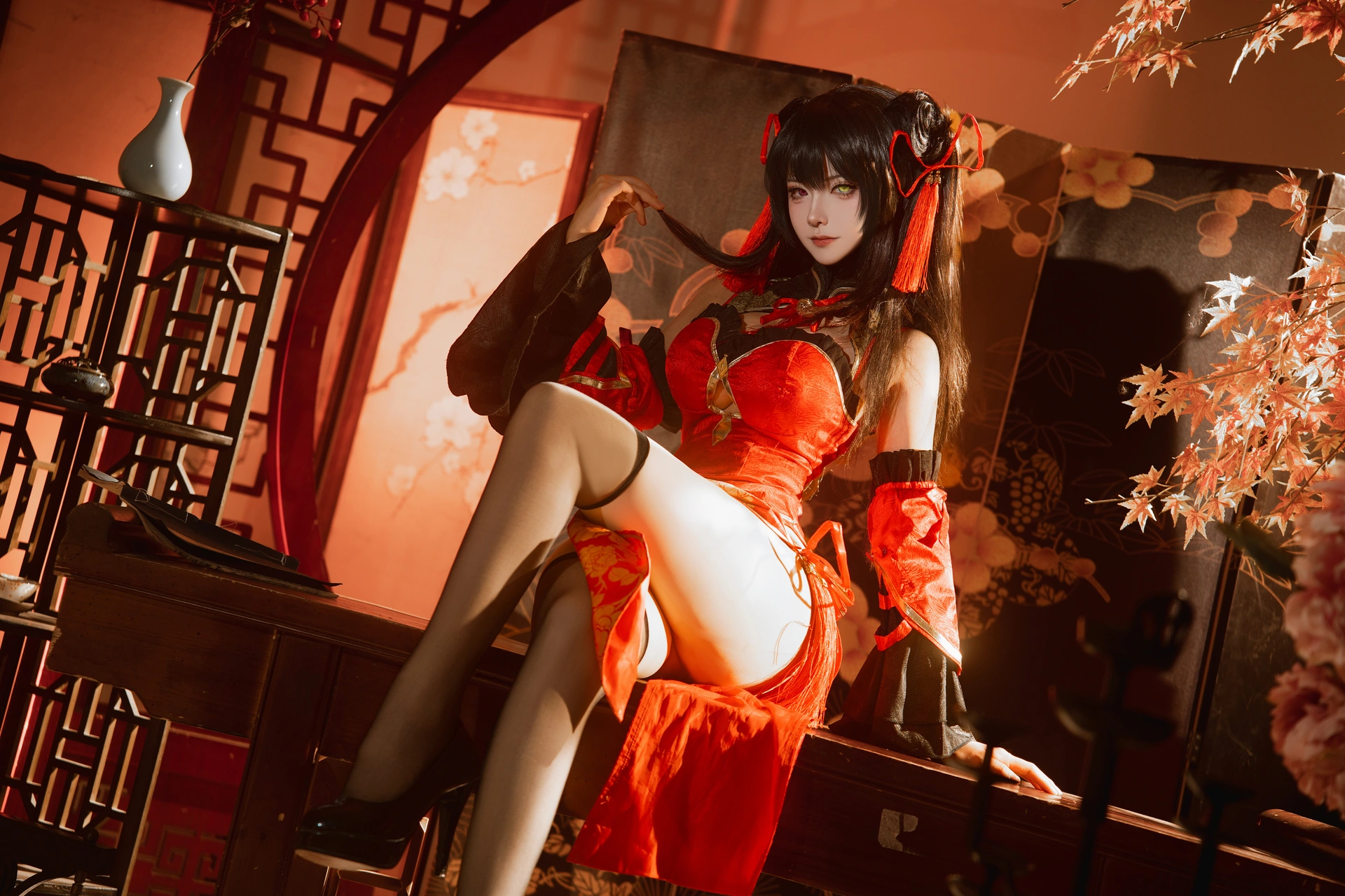 Seya-狮砸 – NO.021 25年01月限定 狂三旗袍1 2